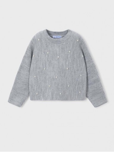 Mayoral Jersey Tricot Perlas 16-04322-082 Gris [0]
