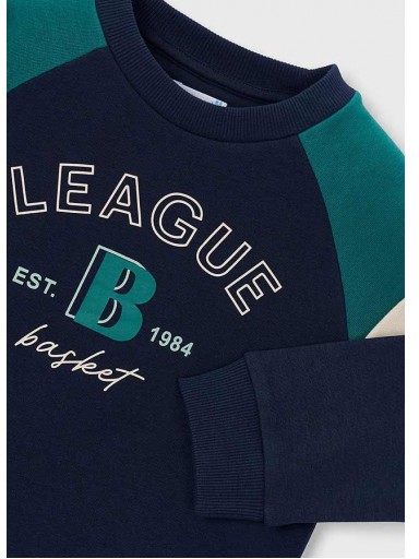 Mayoral Pullover Combinado "League" 16-04457-027 Azul [3]