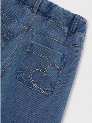 Mayoral Pantalón Largo Knit Denim 16-04501-075 Claro [4]