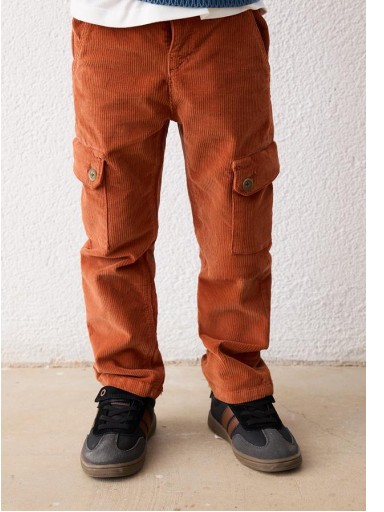 Mayoral Pantalón Cargo Pana 16-04508-046 Teja [1]