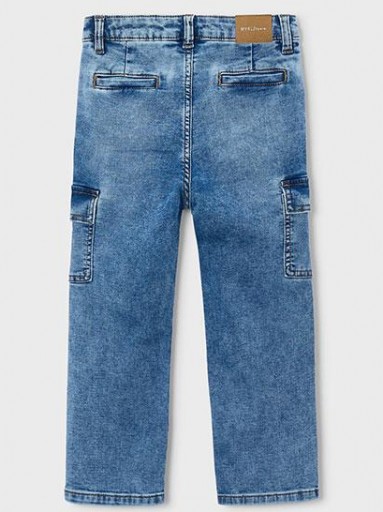 Mayoral Pantalón Soft Denim Cargo 16-04510-057 claro [2]