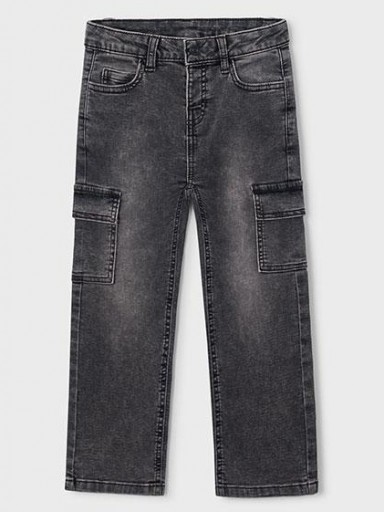 Mayoral Pantalón Soft Denim Cargo 16-04510-058 Gris [0]