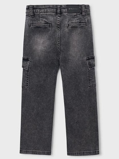 Mayoral Pantalón Soft Denim Cargo 16-04510-058 Gris [1]