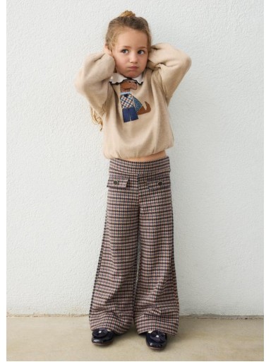 Mayoral Pantalón  Largo Punto Jacquard 16-04522-066 Canela [1]