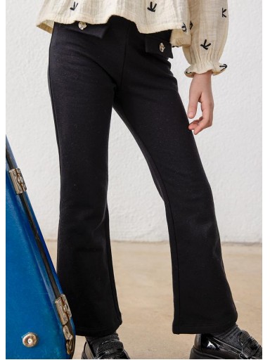 Mayoral Leggins Felpa Flare 16-04731-029 Negro [1]