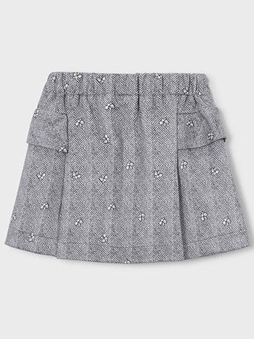 Mayoral Falda Antelina Estampada 16-04905-090 Gris [1]