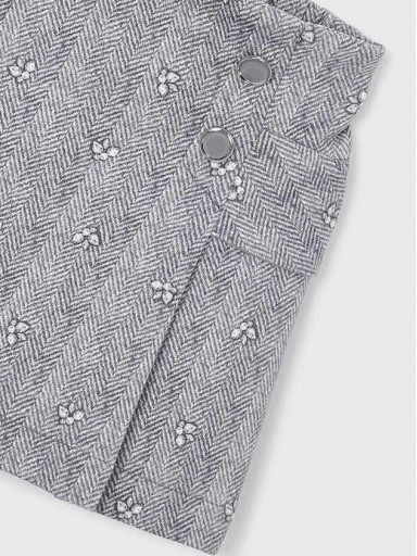Mayoral Falda Antelina Estampada 16-04905-090 Gris [2]