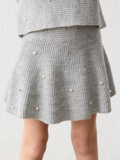 Mayoral Falda Tricot Perlas 16-04907-082 Gris [1]