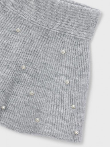 Mayoral Falda Tricot Perlas 16-04907-082 Gris [4]