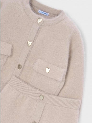 Mayoral Conjunto Falda Tricot Pelo 16-04935-032 Semilla [2]