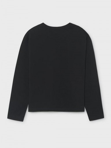 Mayoral Camiseta M/L 3d 16-07042-032 Negro [1]
