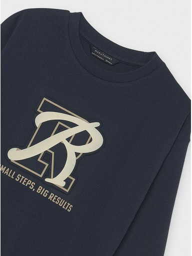 Mayoral Camiseta M/L Embossed 16-07043-043 Azul [3]