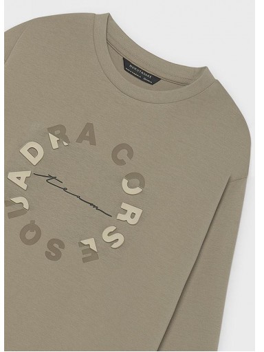 Mayoral Camiseta M/L Embossed 16-07043-045 Sesamo [3]