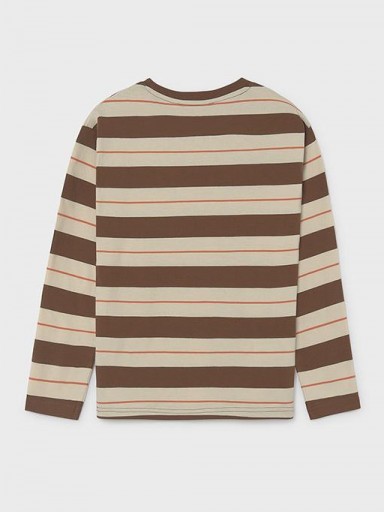 Mayoral Camiseta M/L Mini Print 16-07048-049 Chocolate [1]