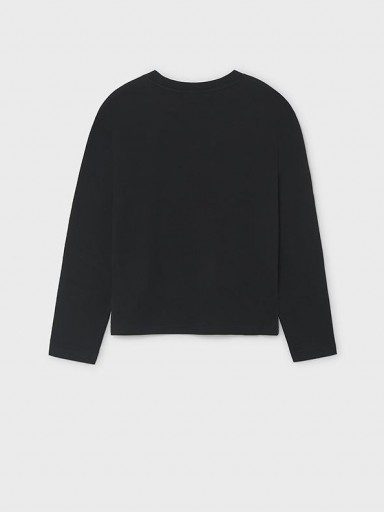 Mayoral Camiseta M/L Mini Print 16-07048-050 Negro [2]