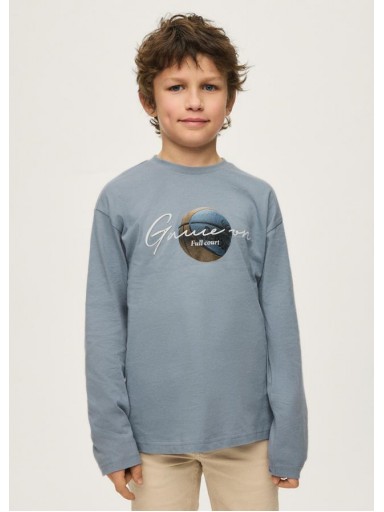 Mayoral Camiseta M/L Lettering 16-07049-056 Sky [1]