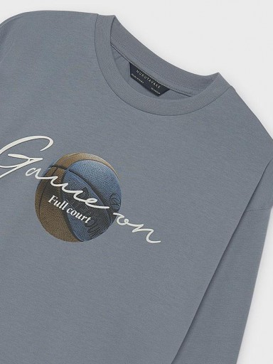 Mayoral Camiseta M/L Lettering 16-07049-056 Sky [4]