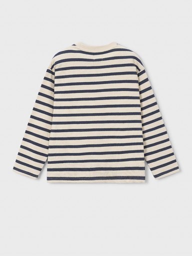 Mayoral Camiseta M/L Rayas 16-07053-440 Indigo [1]