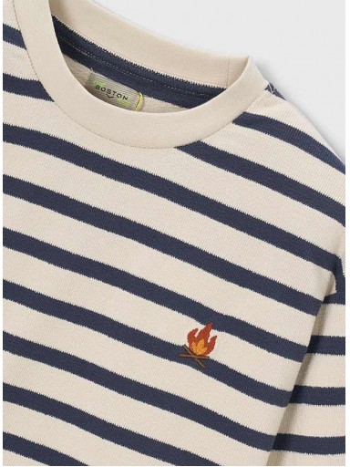 Mayoral Camiseta M/L Rayas 16-07053-440 Indigo [2]