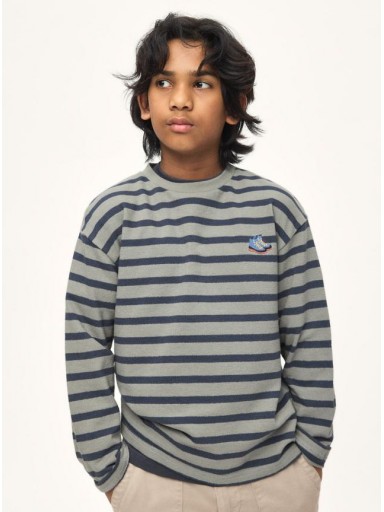 Mayoral Camiseta M/L Rayas 16-07053-452 Musgo [0]