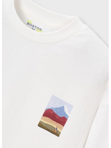 Mayoral Camiseta M/L Forest 16-07054-301 Bco-Roto [2]