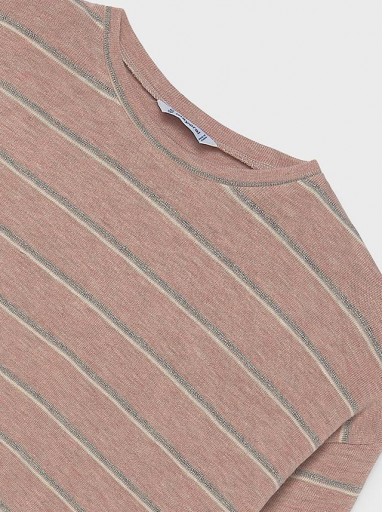 Mayoral Camiseta M/L Rayas 16-07057-076 Colorete [2]