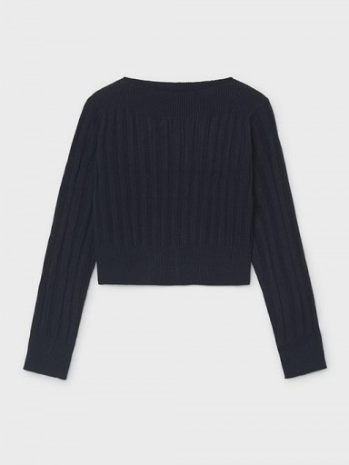Mayoral Top Tricot Canalé 16-07066-073 Noche [1]