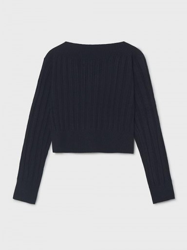 Mayoral Top Tricot Canalé 16-07066-073 Noche [2]