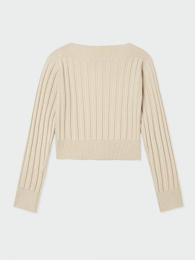 Mayoral Top Tricot Canalé 16-07066-074 Crema [2]