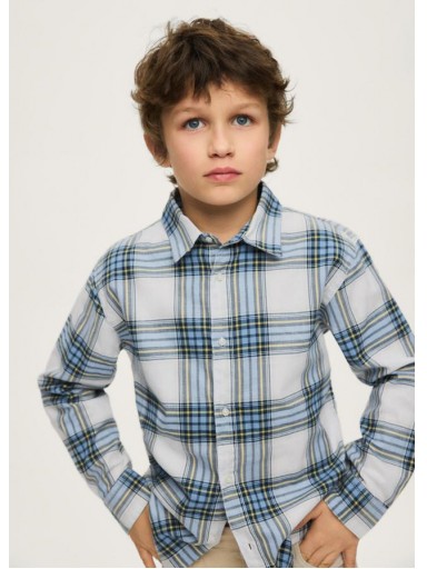 Mayoral Camisa M/L Cuadros 16-07108-072 Sky [0]