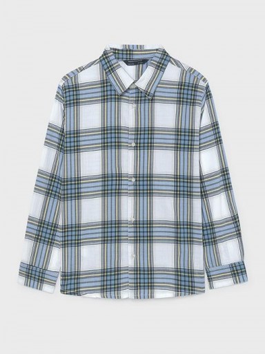 Mayoral Camisa M/L Cuadros 16-07108-072 Sky [1]