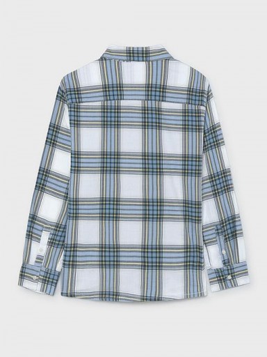 Mayoral Camisa M/L Cuadros 16-07108-072 Sky [2]