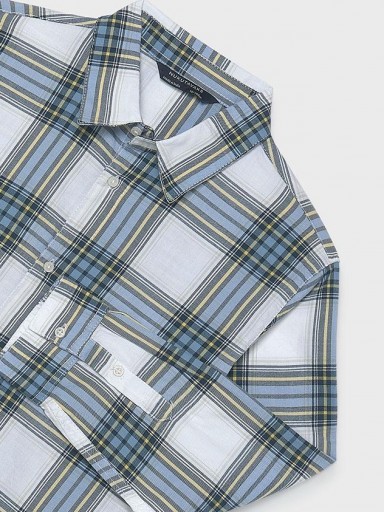 Mayoral Camisa M/L Cuadros 16-07108-072 Sky [3]