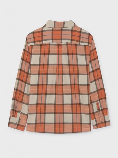 Mayoral Camisa M/L Cuadros Franela 16-07110-076 Cheddar [2]
