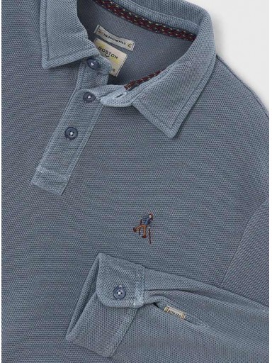 Mayoral Polo M/L Estructurado 16-07112-440 Indigo [2]