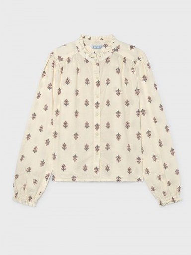 Mayoral Blusa Jacquard Estampada 16-07118-080 Macchiato [1]