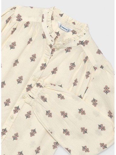 Mayoral Blusa Jacquard Estampada 16-07118-080 Macchiato [3]