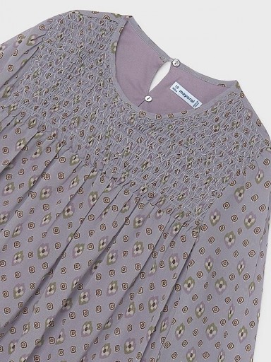 Mayoral Blusa Gasa Nido De Abeja 16-07121-089 Lavanda [3]