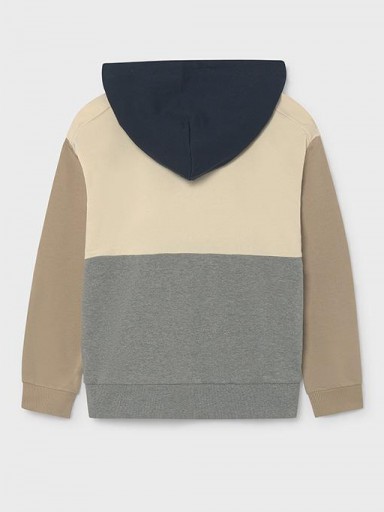 Mayoral Pullover Blocking Capucha 16-07405-016 Humo [2]