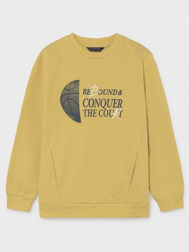 Mayoral Pullover Embossed Sin Capucha 16-07410-041 Amarillo [1]