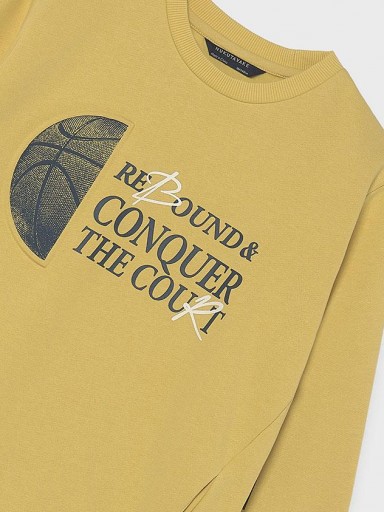 Mayoral Pullover Embossed Sin Capucha 16-07410-041 Amarillo [3]