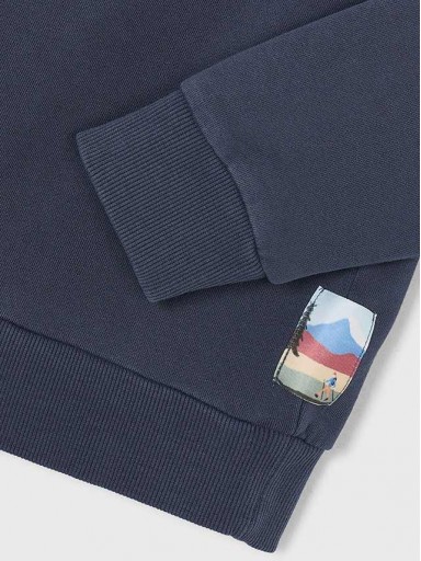 Mayoral Sudadera Cuello Chimenea 16-07422-440 Indigo [4]