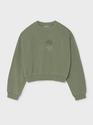 Mayoral Pullover Apliques Bordados 16-07427-047 Salvia [1]