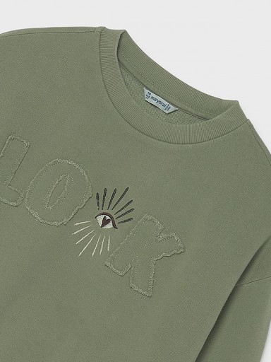 Mayoral Pullover Apliques Bordados 16-07427-047 Salvia [3]