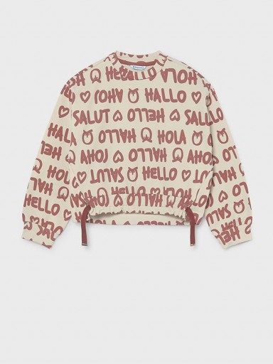 Mayoral Pullover Estampado 16-07430-057 Piedra [1]