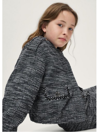 Mayoral Chaqueta Punto Tweed 16-07433-059 Noche [1]