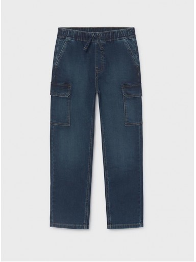 Mayoral Pantalón Soft Denim Jogger 16-07506-089 Oscuro [3]
