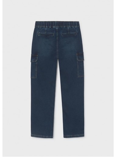 Mayoral Pantalón Soft Denim Jogger 16-07506-089 Oscuro [4]