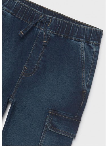 Mayoral Pantalón Soft Denim Jogger 16-07506-089 Oscuro [5]
