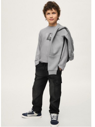Mayoral Pantalón Soft Denim Jogger 16-07506-090 Negro [1]